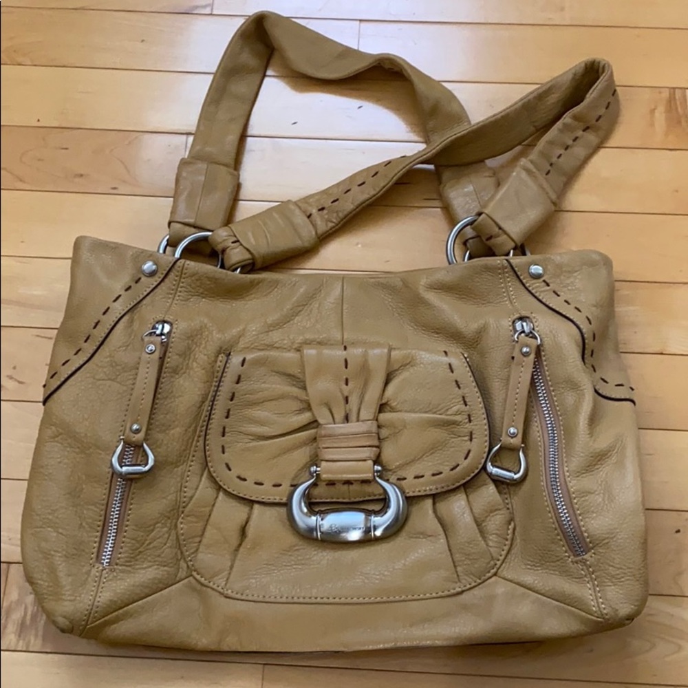 B. Makowsky Soft Pebbled Leather Bag